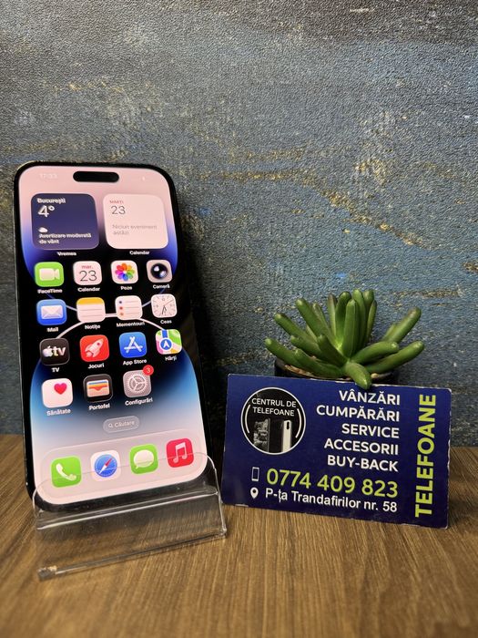Iphone 14 pro/128gb/Garantie 2Ani Centrul de Telefoane/Rate