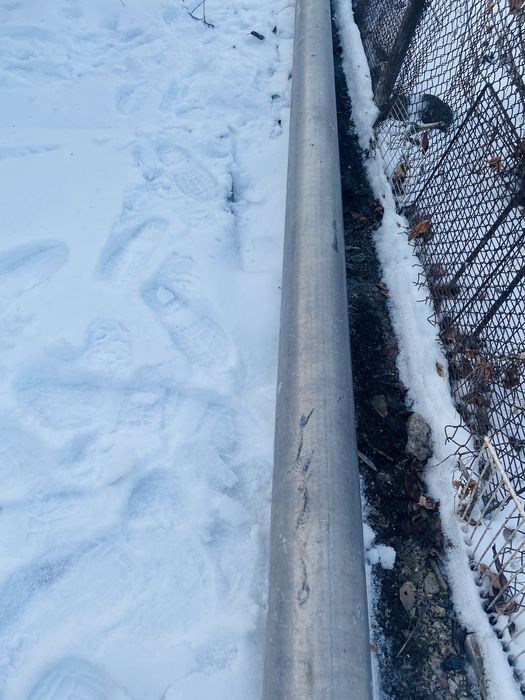 Оценкованая труба