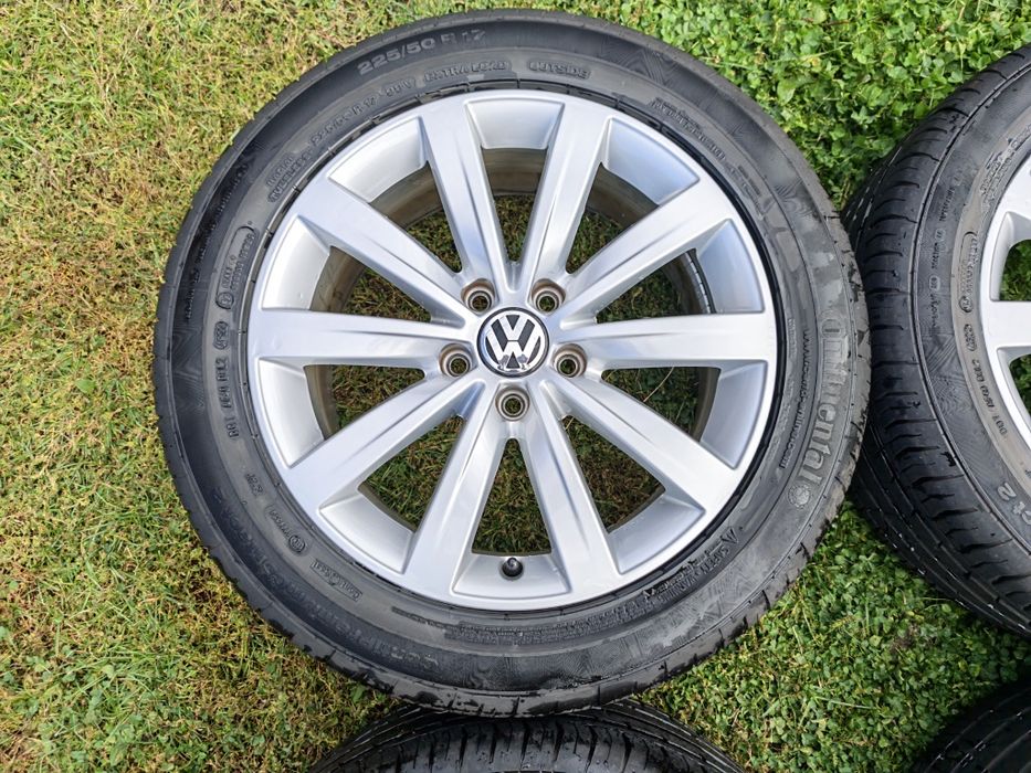 17 цола джанти с летни гуми за Sharan 7N / Alhambra / Skoda Octavia, Passat