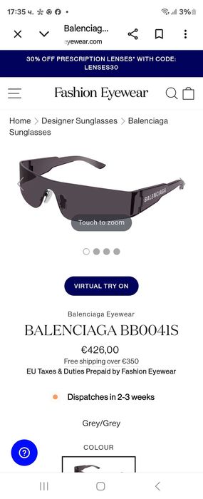 Balenciaga bb0041s