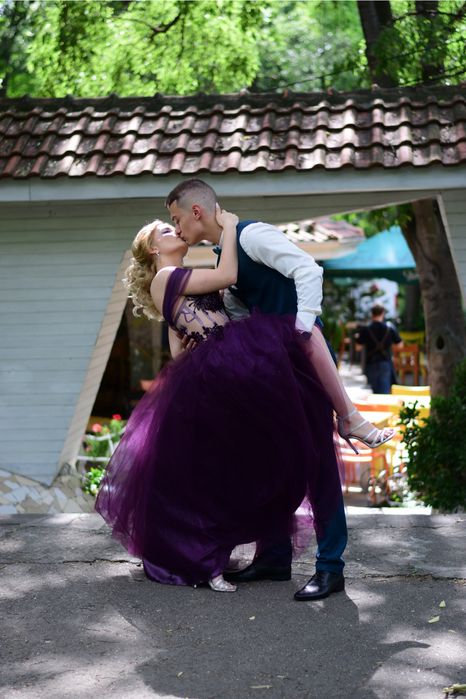 Бална рокля - лилава