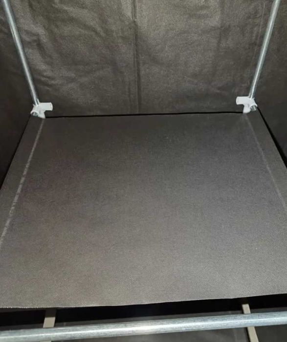 Гардероб за съхранение, сгъваем шкаф с рамка от плат, шкаф