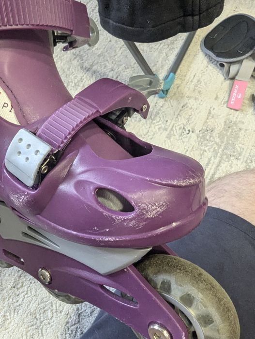 Детские ролики, размер увеличивается