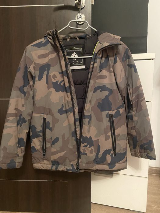 Geaca groasa de copii, varsta 13 ani, next, print militar