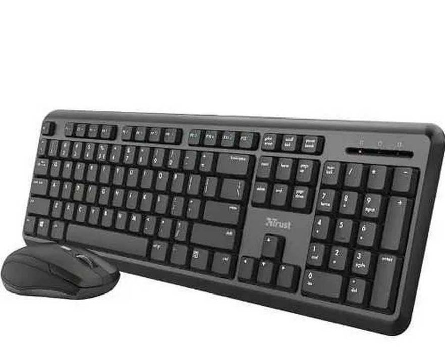 Kit Mouse si Tastatura Wireless Trust Ody 23942 culoare negru silentios nou sigilat