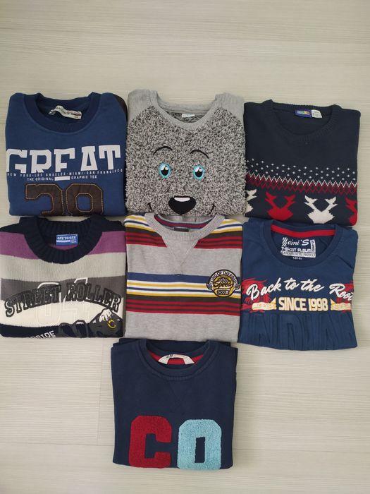 Детски блузи за момче 5-6год. 110/116