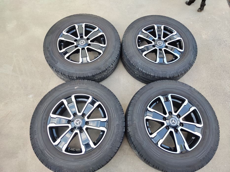 16 5x130 Mercedes Sprinter Vw Crafter лети джанти 6х130 спринтер крафтер 235 /65/16 Continental летни