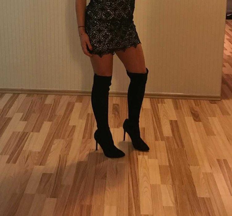 Cizme din piele intoarsa, mar 37