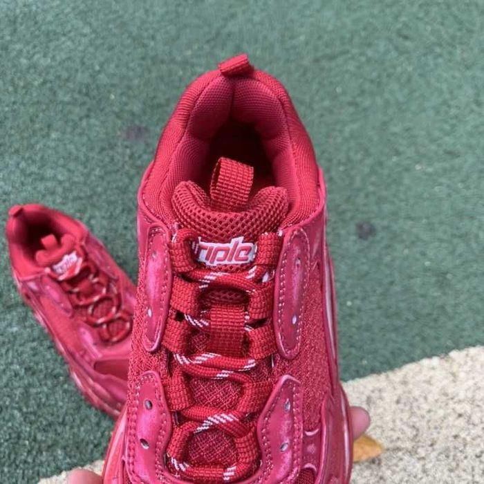Balenciaga Triple S - Red/Hot Pink/Dark Red