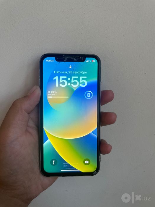 Iphone x holati yahshi aybi ekrani ketgan alishtrsh kere