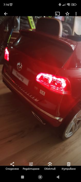 Акумулаторен джип volkswagen touareg 12 v mp4