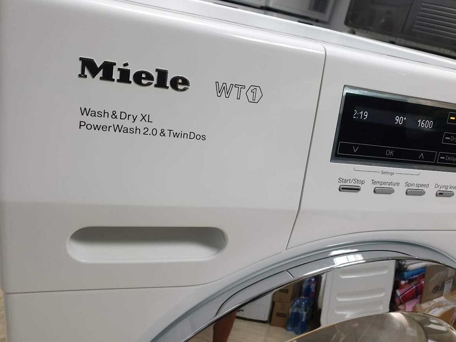 XL 8кг/5кг Miele WT1 Пералня със Сушилня TwinDos Миеле 12м Гаранция