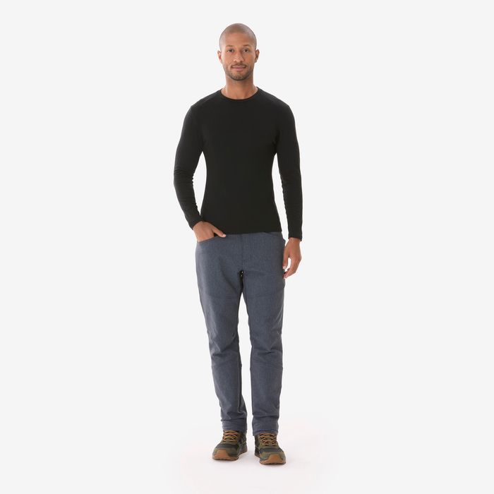 Pantaloni de drumeție 0° din denim - produs resigilat Decathlon