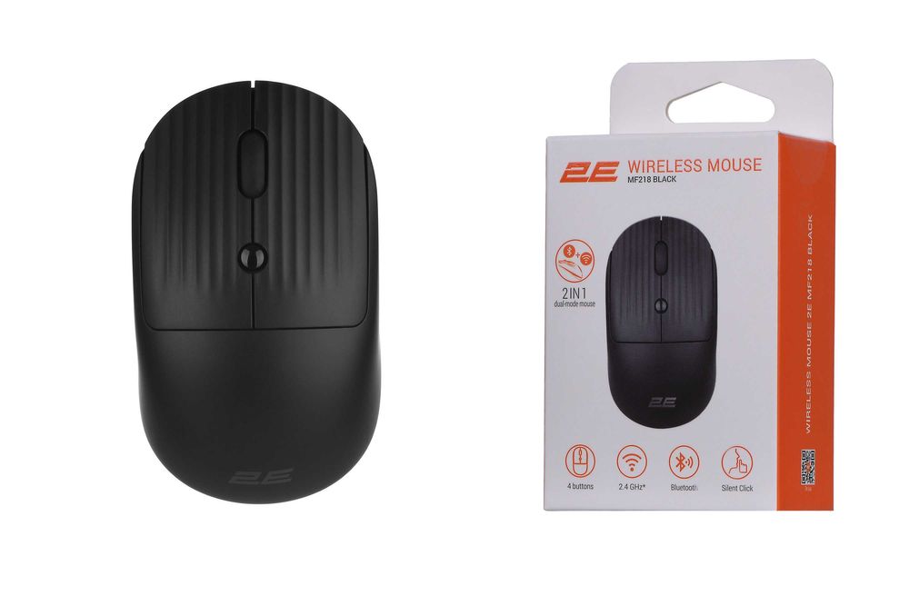 } Mouse 2E MF218 Silent WL BT Black