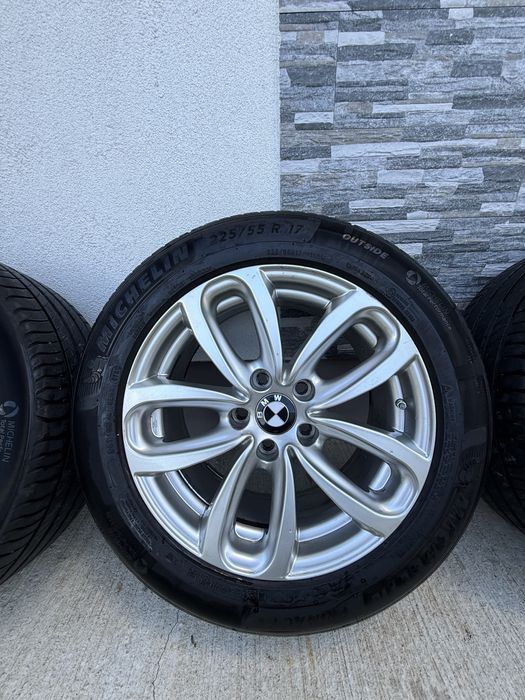 Jante BMW originale 17” 8J ET30 cu anvelope Michelin 07/24