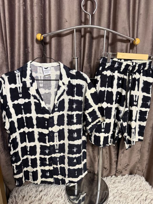 Compleu unisex cămașă și pantaloni scurt M L 2XL
