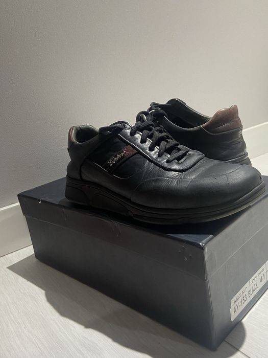 кожаные туфли -кроссовки 38