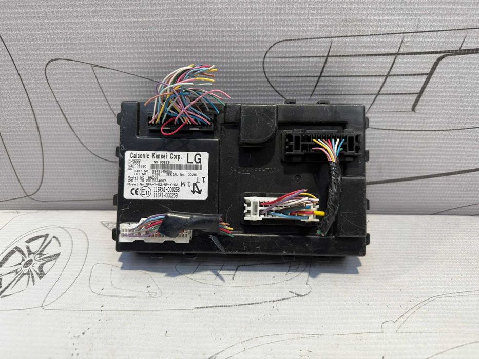 Modul confort BCM / Unitate caroserie Nissan Leaf ZEO 284B14NR0A 2016 / [2010-2017] / (5B3)