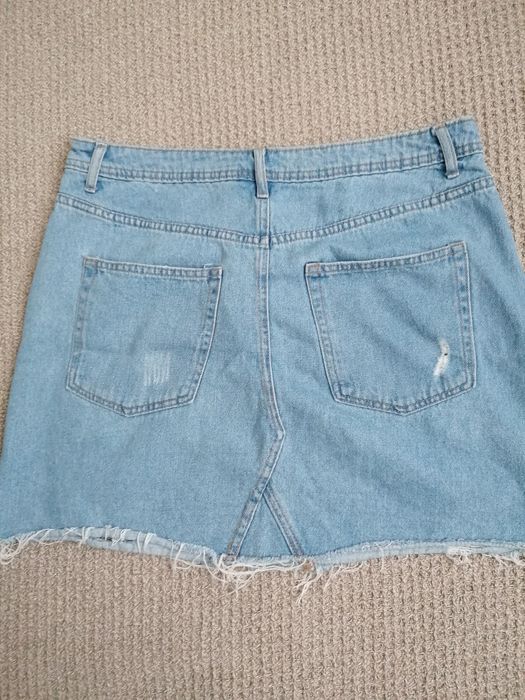 Къса дънкова пола