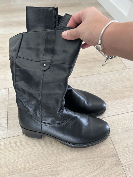 Ghete piele naturala marimea 38