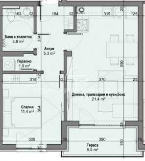 Продава се Двустаен апартамент в Пловдив, Коматево - 63 кв.м за 1485 €/кв.м - Снимка #8