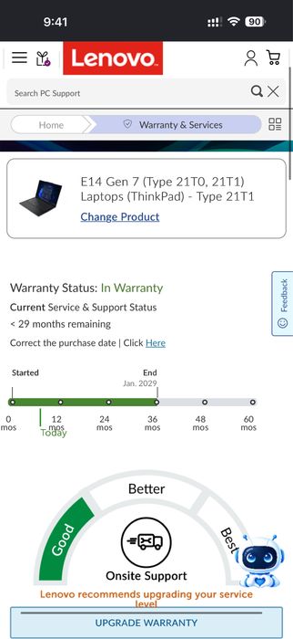 Нов 14’FHD+IPS Ryzen 3 210 w Lenovo Thinkpad E14 Gen 7 16GB DDR5 5600Mhz 256GB SSD Nvme  Гаранция