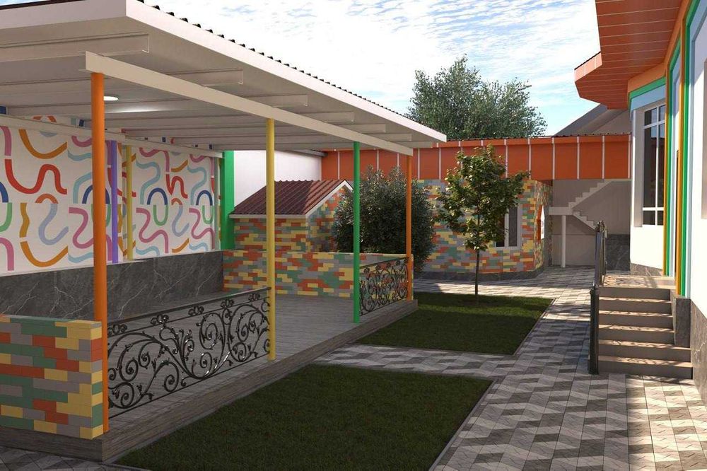 Готовый бизнес - детский сад. 8 соток 1180м² Мирзо-Улугбек. 130 детей=