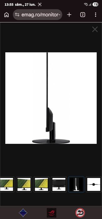 Monitor Acer ultra subțire
