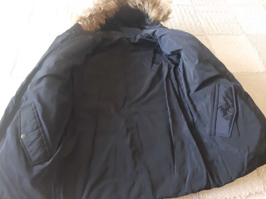 Детско двулицево зимно яке