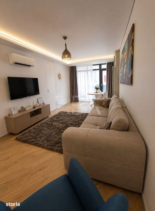 2 camere Floreasca decomandat, centrala, an 2018, 53 mp