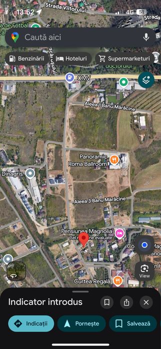 Teren Banu Maracine 500 mp gaze canalizare curent apa