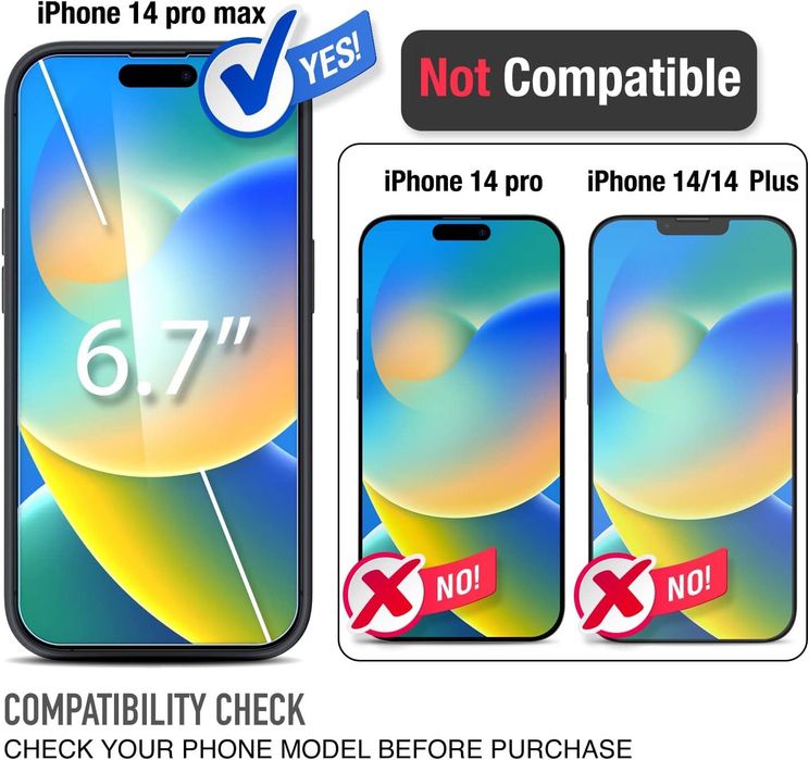 Set Protectie iPhone 14 Pro Max Trianium 6 in 1