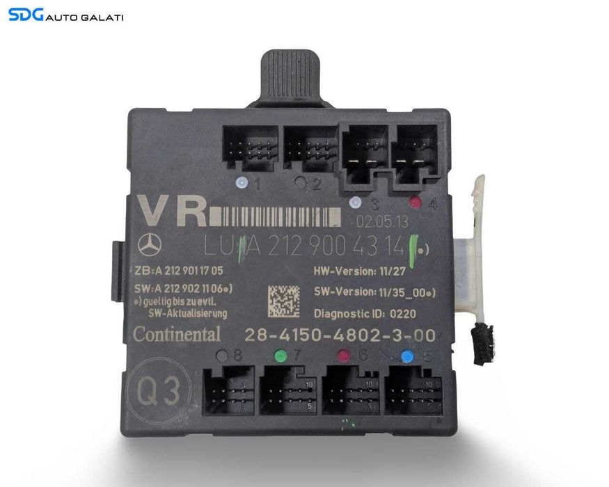 Unitate Modul Calculator Control Confort Usa Portiera Dreapta Fata Mercedes Clasa C Class W204 2007 - 2014 Cod A2129004314 A2129011705 [LR3103]