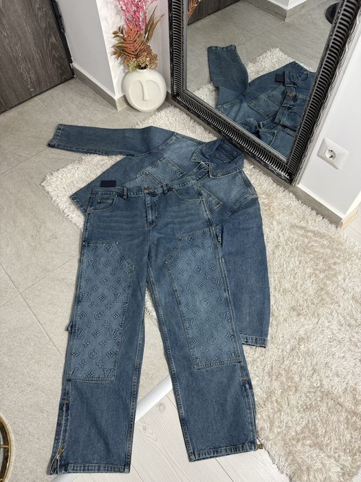 Compleu blugi/denim Louis Vuitton  Carpenter Premium colectie noua