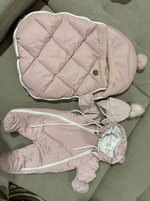 Продам комбез + конверт + шапочка зима