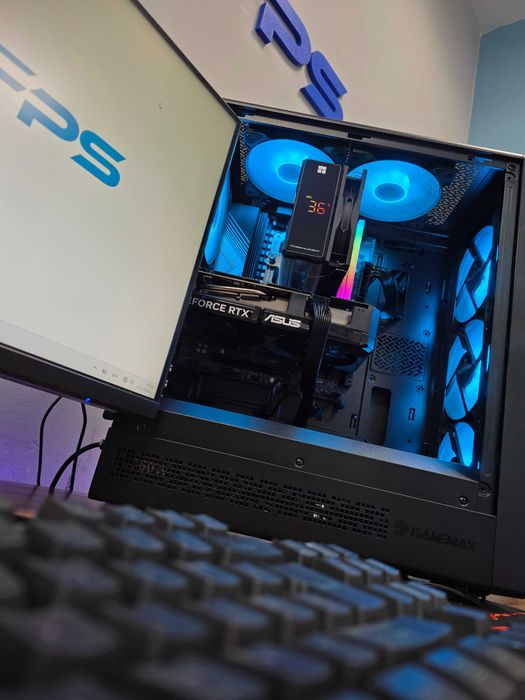 Чисто нов! RTX 5060, Ryzen 7 5700X, 16GB RAM. Геймърски компютър!