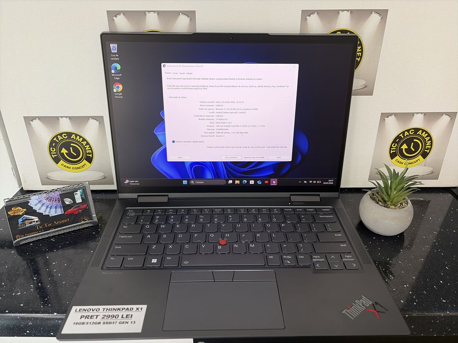 Lenovo Thinkpad X1 *Tic Tac Amanet*