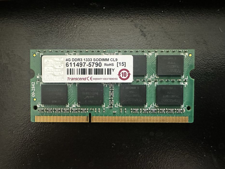 Placute RAM DDR3 pt laptop 4buc x4GB, 1333MHz, 1.5V