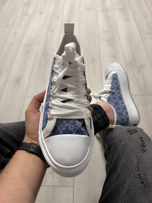 Sneakersi/Tenisi Barbati Amiri Albastru & Alb!