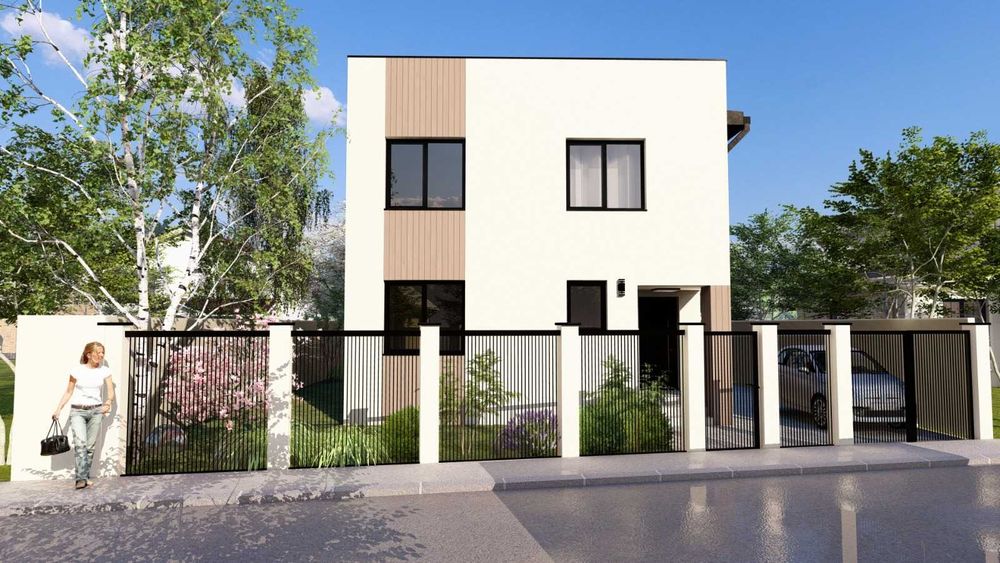 Casă P+E la roșu, 140 mp, teren 300 mp, deschidere la lac – Dobroești / Pantelimon, la 2,4 km de metrou Pantelimon