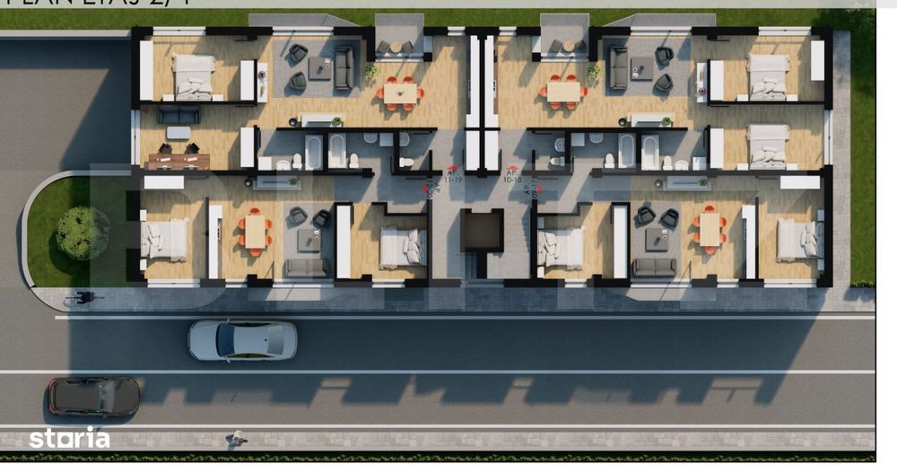 Apartament 3 camere, 65mp, bloc nou, zona Giulia