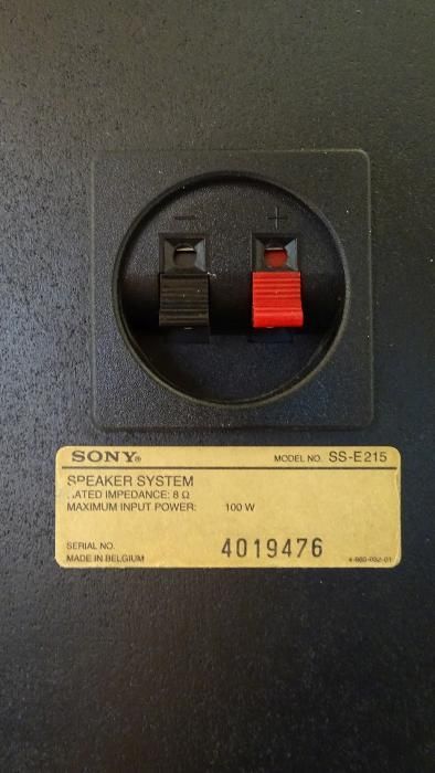 Boxe HiFi Sony 100W bass reflex, 3 căi, lemn, incinte acustice