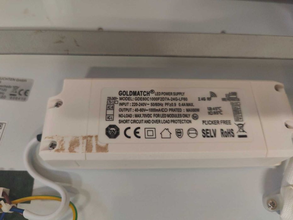 Wofi LED Димируем плафон MILO LED / 52W / 230V / 3000-6000K + дистанционно управление