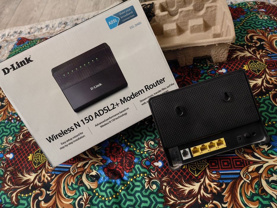 Продам ADSL2+ Modem Router, модель DSL-2640U.