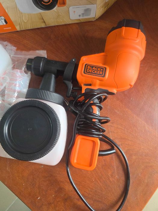 Pistol Pulverizare Fina Black+Decker HVLP200 400W 1200ml