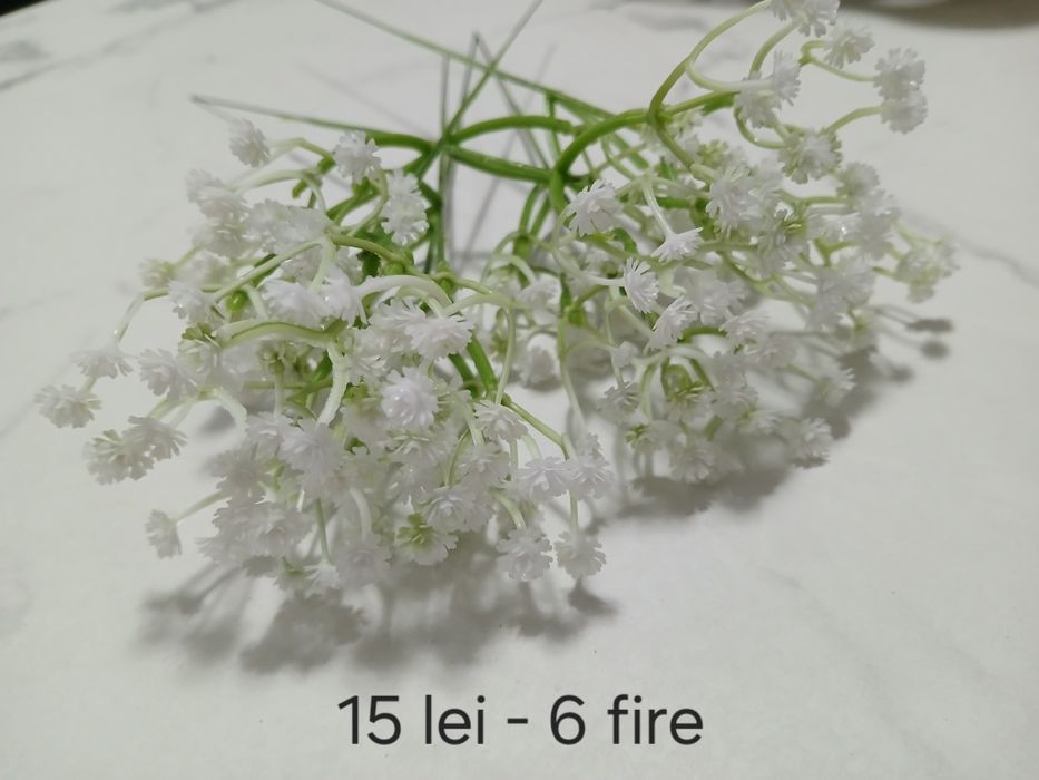 Vând flori artificiale decorative - diverse modele