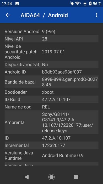 Vand Sony Xperia XZ Premium pentru audiofili, baterie usor umflata