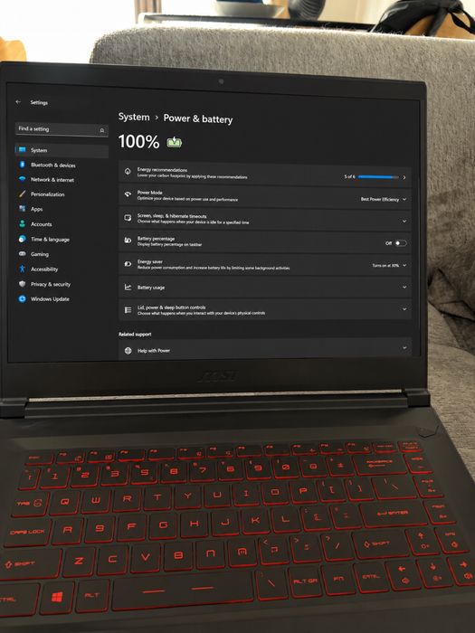 Laptop msi gaming i5