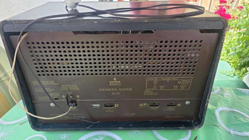 Radio Vintage de colecție  Siemens Super G63