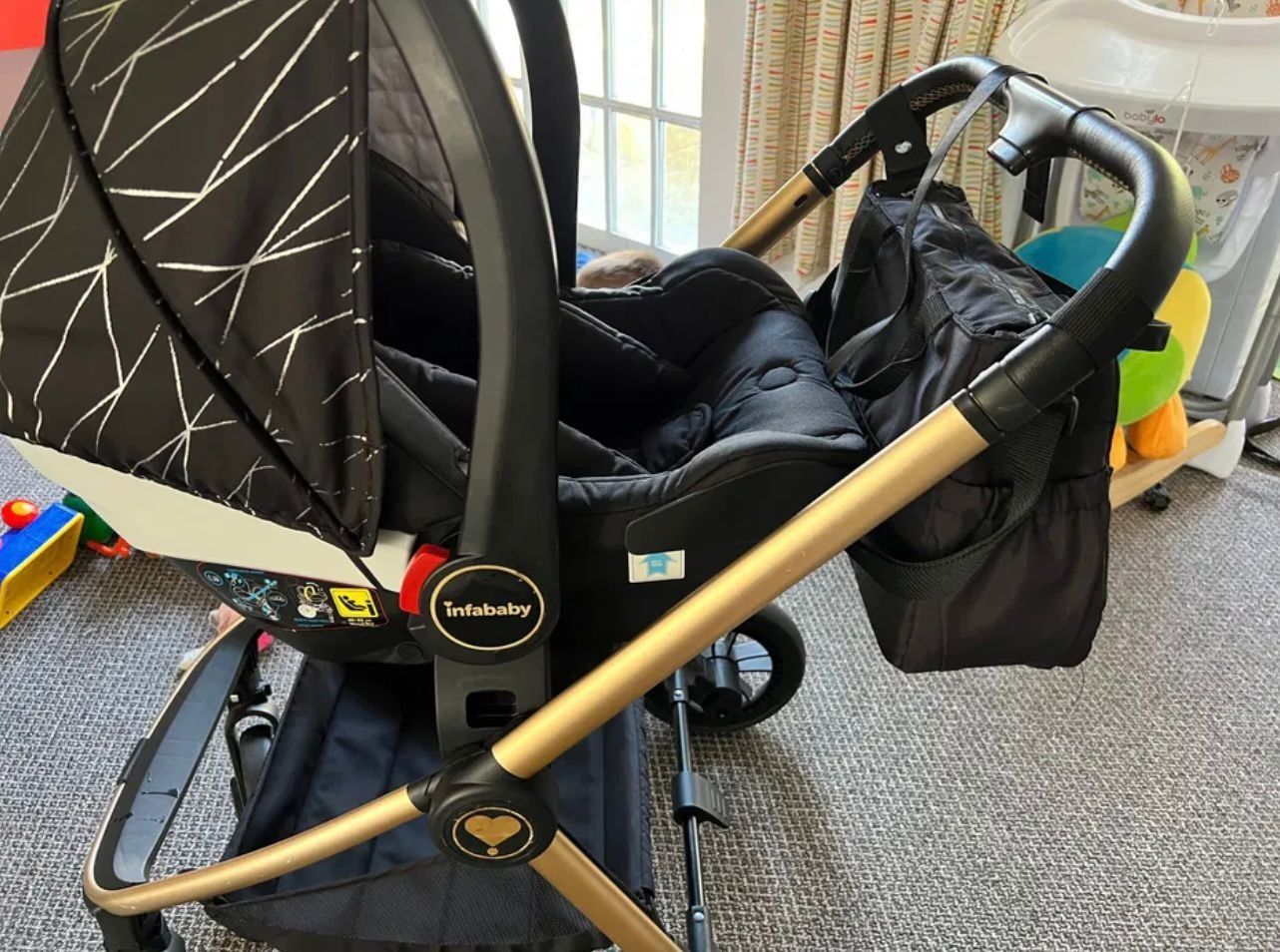 Carucior Infababy 3 in 1 Tintea OLX.ro